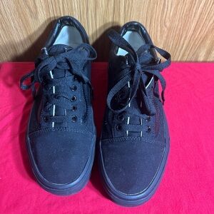 Vans Men's Black Canvas Sneakers